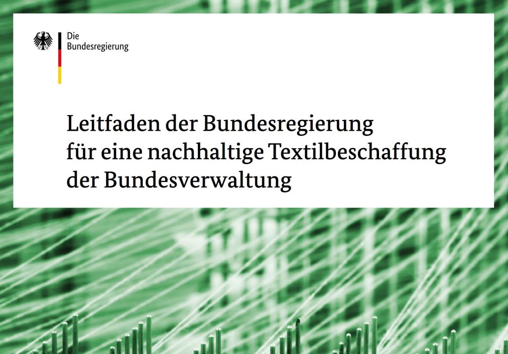 BMZ veröffentlicht "Leitfaden für eine nachhaltige Textilbeschaffung der Bundesverwaltung"