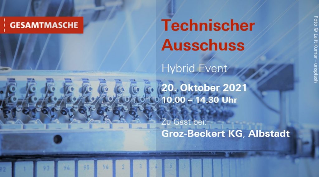 Technischer Ausschuss – Herbstsitzung 2021